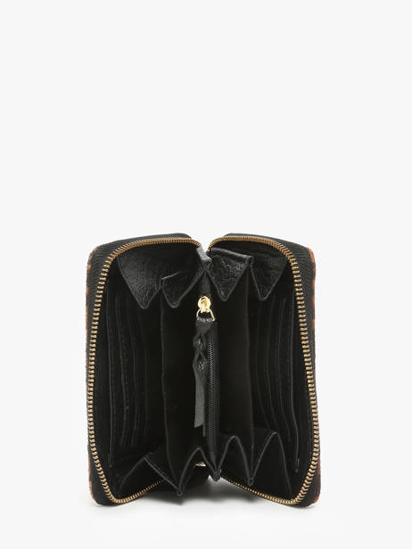 Portefeuille Leder Paul marius Zwart leopard ALICELEO ander zicht 1